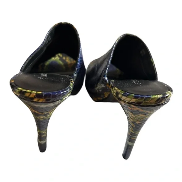 Snake skin slip in heels Shoe Dazzle like new women’s 8.5 heel 4 1/2” - Picture 8 of 8